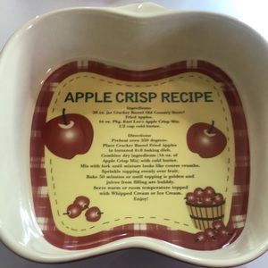 Y2k Kitchen Apple crisp bake recipe dish